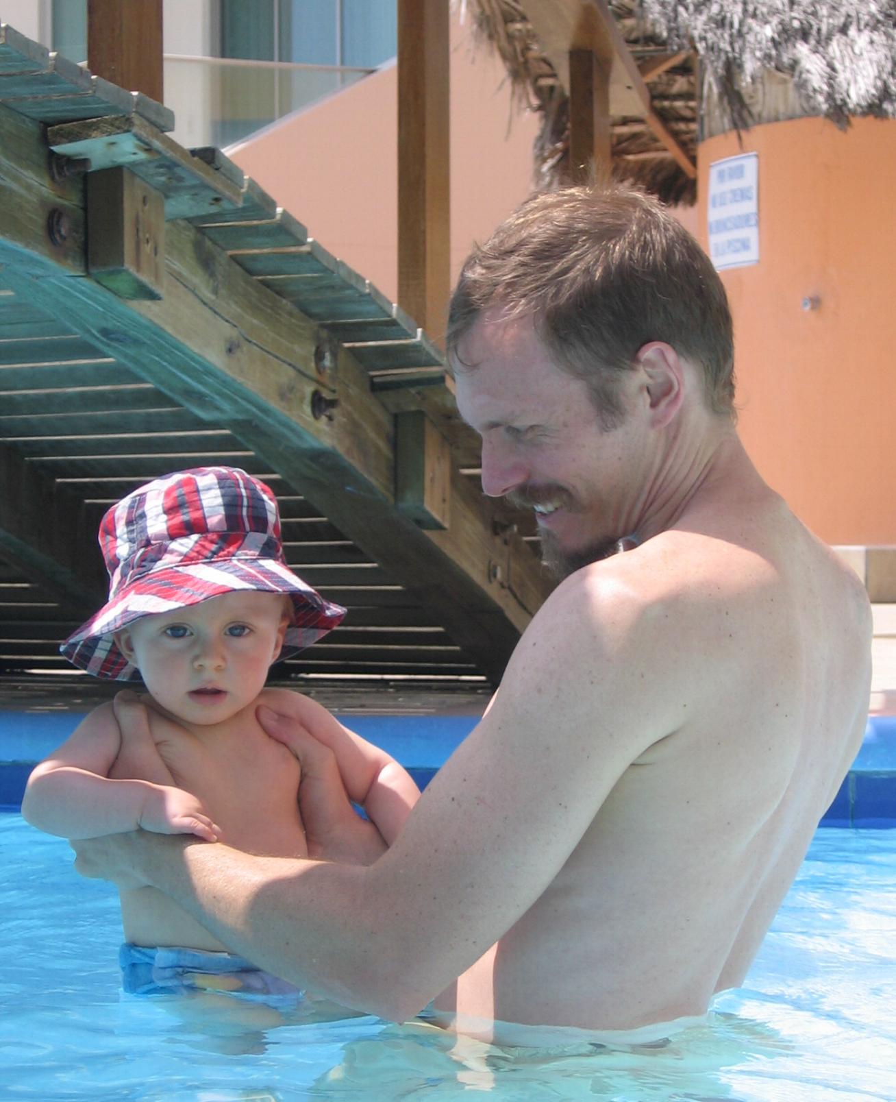 Dad, did you put sunscreen on me?