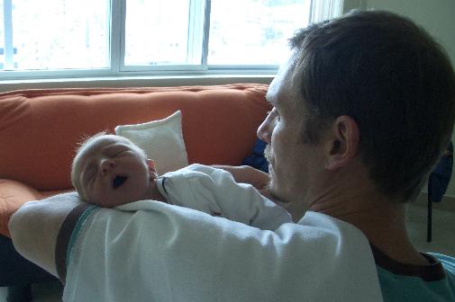 Callahan with Proud Papa